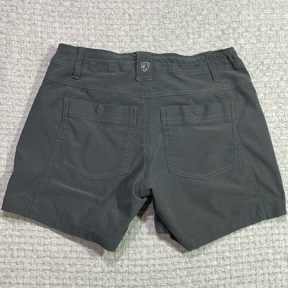 Kuhl Trekr Hiking Shorts Women's Size 0 Outdoor Gorpcore Casual Gray